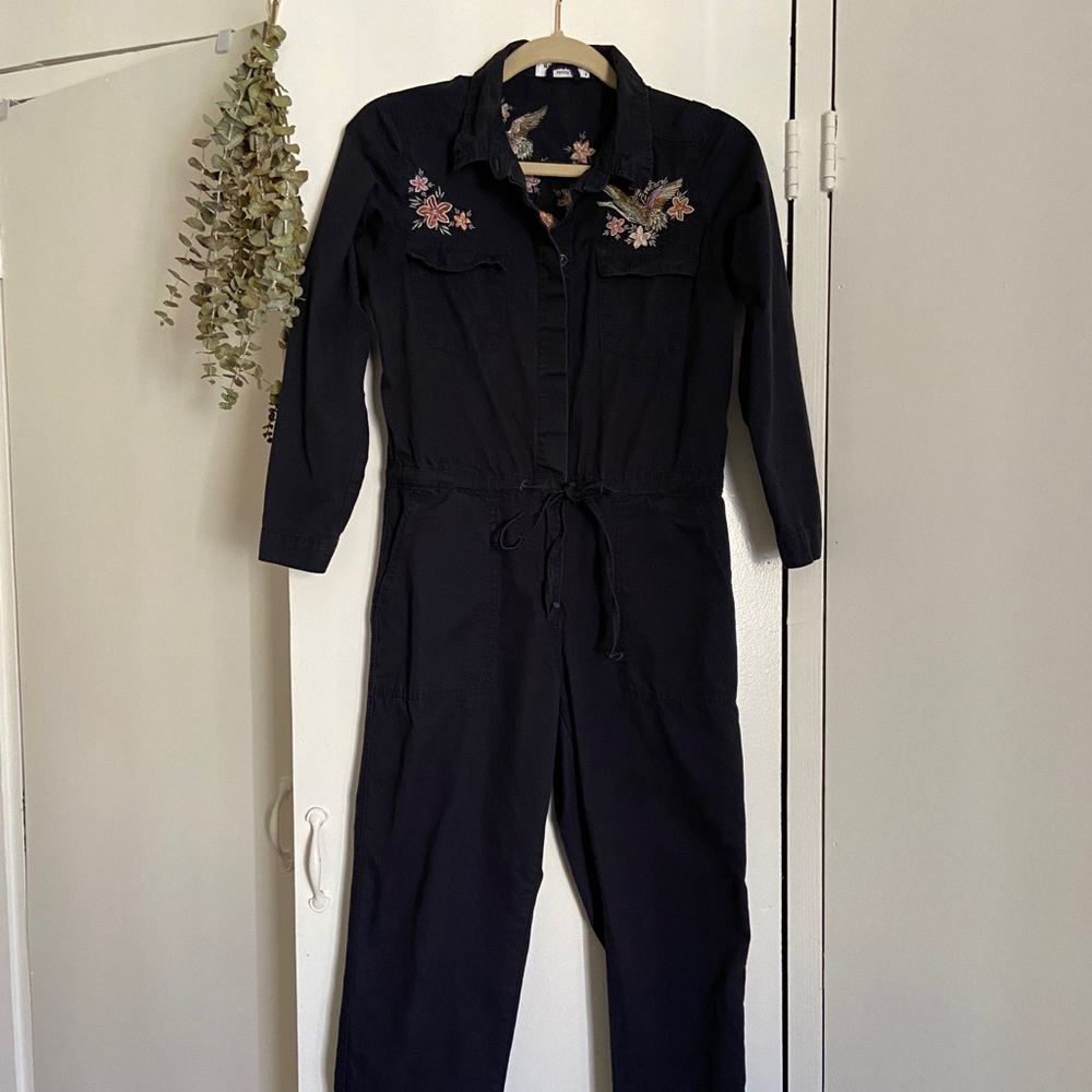 Petite Navy Blue Jumpsuit by Glamorous